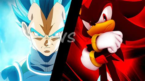 Vegeta Vs Shadow The Hedgehog Youtube