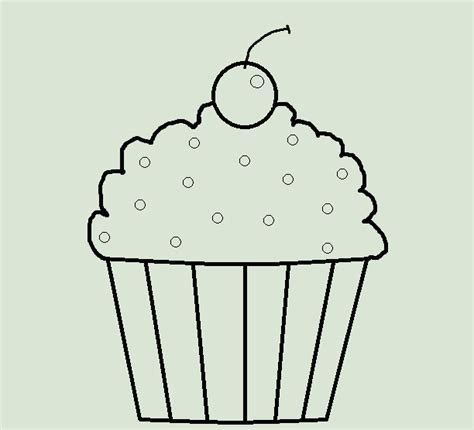 Cupcake Lineart Free To Use By Roxan1930 On Deviantart