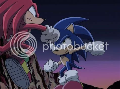 Sonic X Sonic Vs Knuckles Photo By Onpuzoey Photobucket