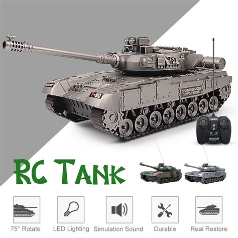 High Tech Toys Alloy Remote Control Tank Diy Programming 4wd Rc Toy