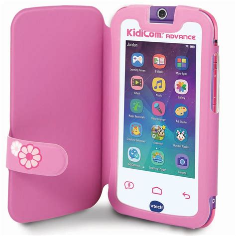Kidicom Premier T L Phone Portable Enfant Vtech Tablette Enfant Fille Primanyc Com