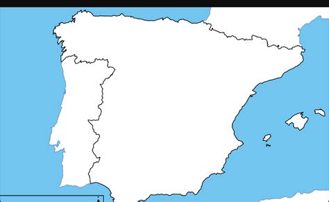 Remix Of Mapa De EspaÑa En Blanco España Mapas Gratuitos Mapas
