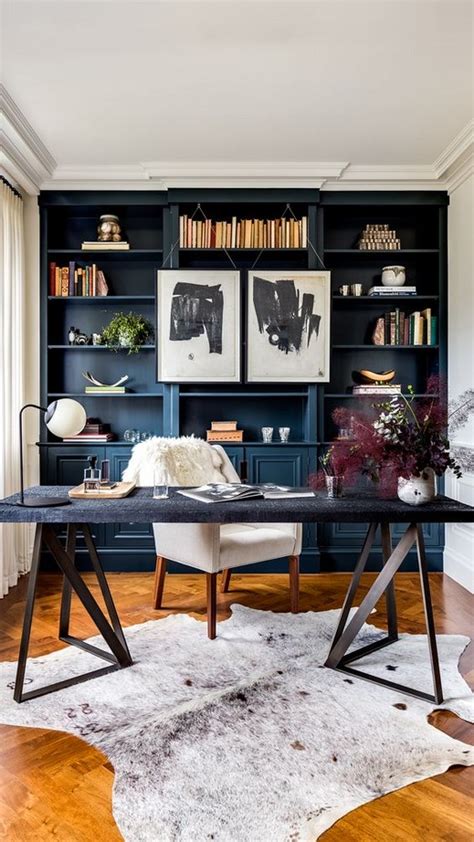Vaulted ceilings, floods of natural daylight and dramatic color choices infus. Home office in the Scandinavian style: how to design ...