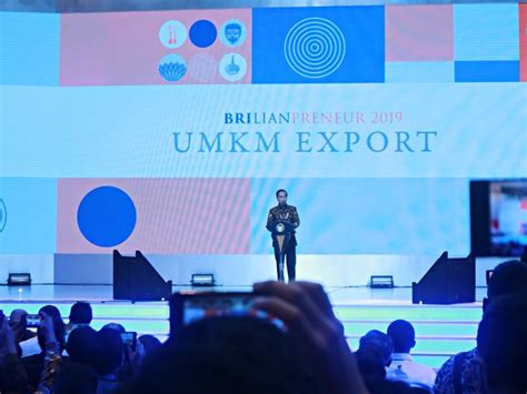 Bank BRI Gelar BRILian Preneur 2019 UMKM Export Jokowi Saya Optimis