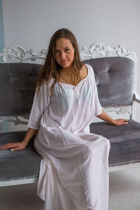 Long Solid Pastels Nighties For Every Woman Who Loves A Etsy Nighty