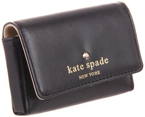 Check spelling or type a new query. Kate Spade Kate Spade New York Tudor City Holly Business Card Holder in Black | Lyst