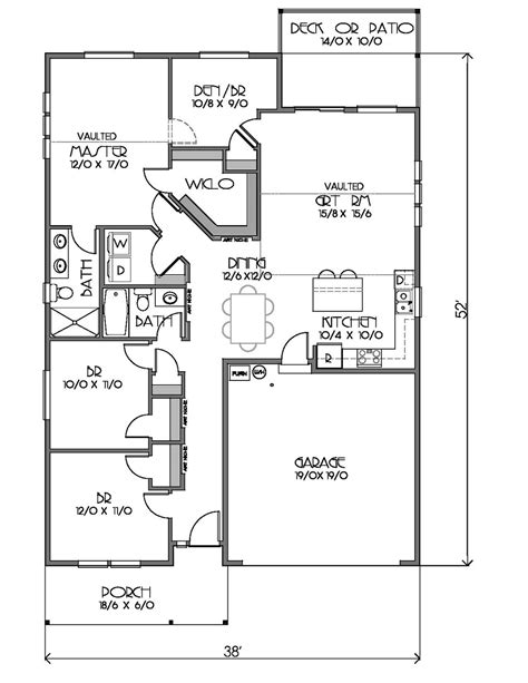 Some of our clients find home plans that nearly meet their dream design and then use it as a nice start to. Ranch Style House Plan - 4 Beds 2 Baths 1500 Sq/Ft Plan ...
