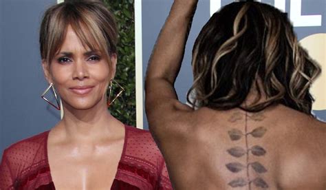 Halle Berry Debuts Stunning New Spine Tattoo In Topless Snap On Social Media Extra Ie