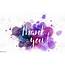 Thank You Lettering On Watercolored Background Stock Illustration 