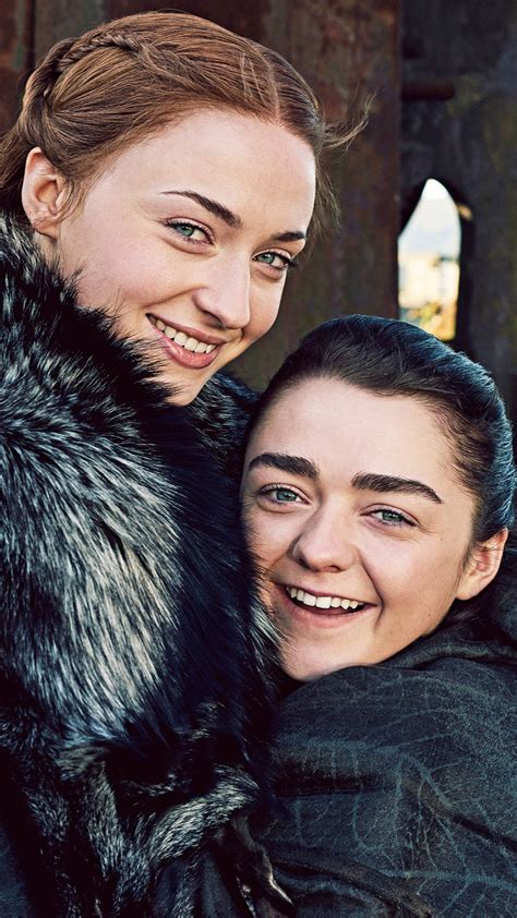 720x1280 Arya Stark And Sansa Stark Game Of Thrones Season 7 Moto Gx