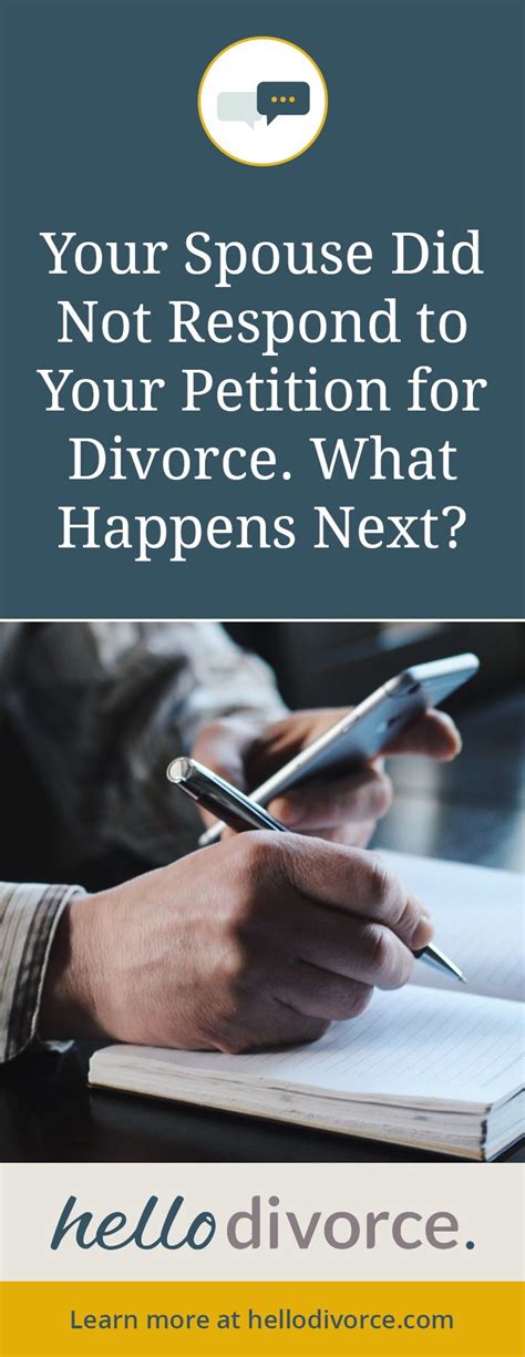 Spouse Didnt Respond To Your Ca Divorce Petition Hello Divorce
