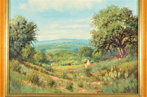 Texas Hill Country Oil Painting By Roger Iker