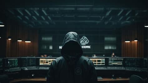 Premium Ai Image Medium Slow Motion Shot Of A Masked Hacker Walking