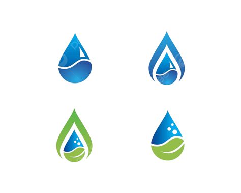 Plantilla De Logotipo De Gota De Agua Ilustración Vectorial Logotipo
