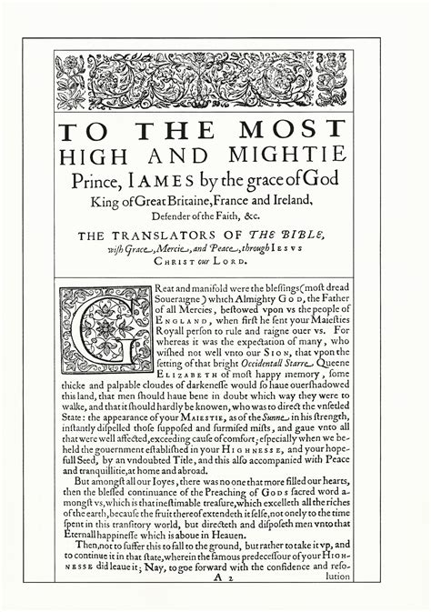 The Holy Bible King James Version First Edition Facsimile 1611