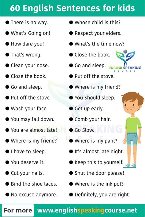 10 Simple Sentences For Kids Rexminwoods