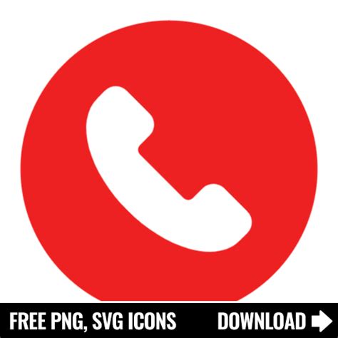 Free Red Phone Svg Png Icon Symbol Download Image