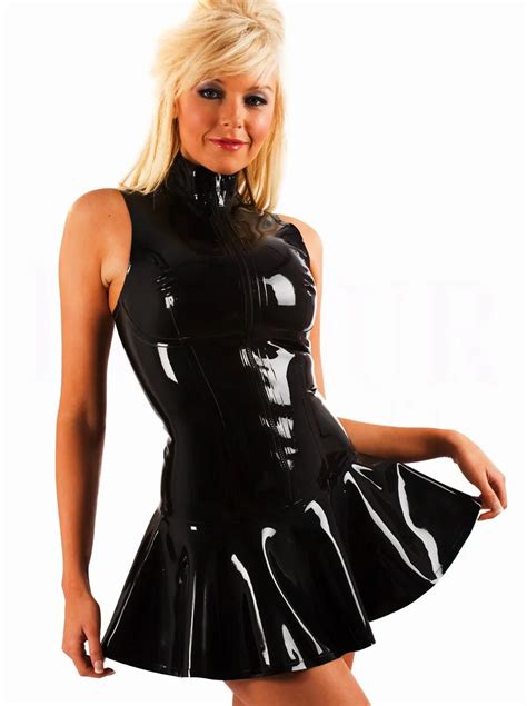Buy Wholesale Retail Sexy Products Women Sexy Black Pvc Dress Plus Size S Xxl
