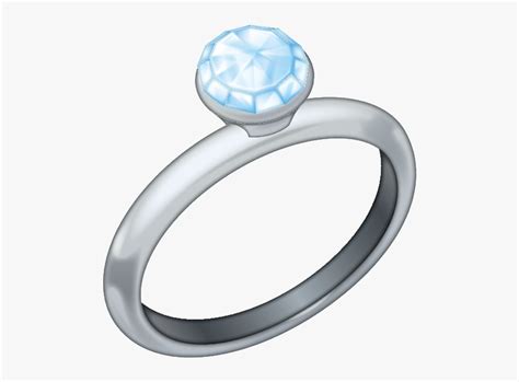 Diamond Ring Emoji Hd Png Download Kindpng