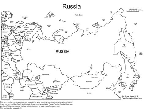 Blank Map Of Russia And The Eurasian Republics
