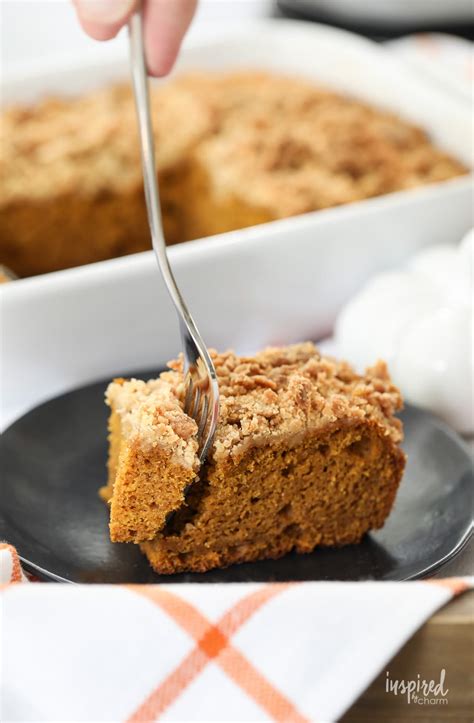 This streusel is so simple and adds another layer of texture to. Pumpkin Cake with Crumb Topping - easy fall dessert recipe
