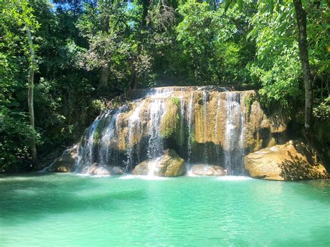 Visiting Erawan Falls Without A Tour Thailand I Run For Wine