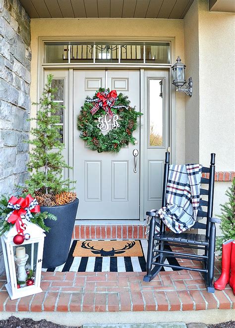 How To Decorate A Small Porch For Christmas Stonegable