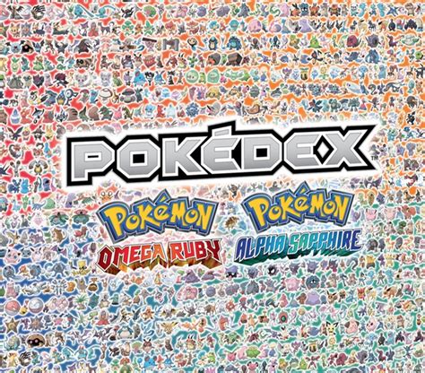 Pokémon Omega Ruby And Alpha Sapphire Official National Pokédex Book