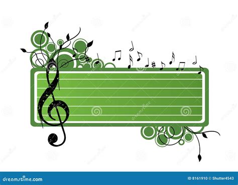 Musical Banner Stock Vector Illustration Of Grungy Classical 8161910