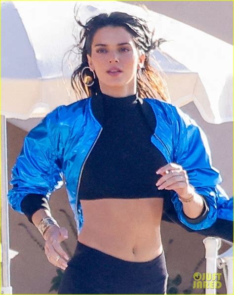 Kendall Jenner Hits The Beach For Photo Shoot In St Tropez Photo Kendall Jenner