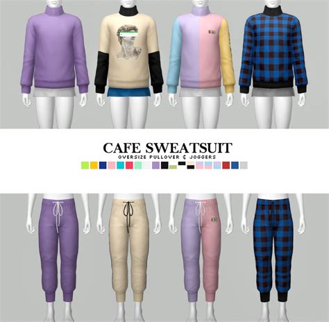 Cafe Sweatsuit By Nucrests Nucrests On Patreon Tumblr Sims 4 Sims