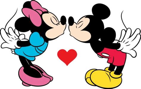 Mickey & Minnie Mouse First Kiss 4" Sticker, Decal | eBay