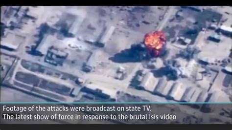 Isis Airstrikes Jordan Releases Video Of Airstrikes On Isis Targets