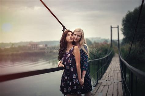 Lesbian Couple Together Outdoors Concept Stock Image Image Of Love Couple 107238687