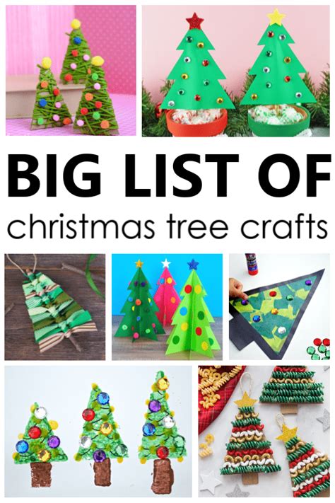 Big List Of Christmas Tree Crafts For Kids Fantastic Fun And Learning