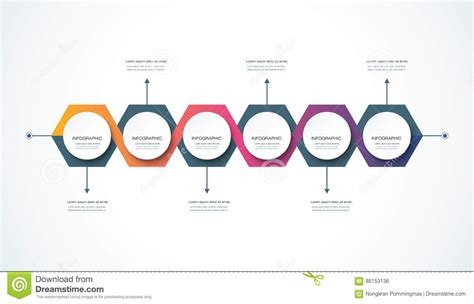 Vector Infographics Timeline Design Template Stock Vector