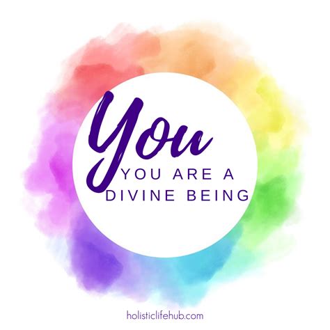 how can i feel i am a divine being with this busy life say asked 👼 we are all divine