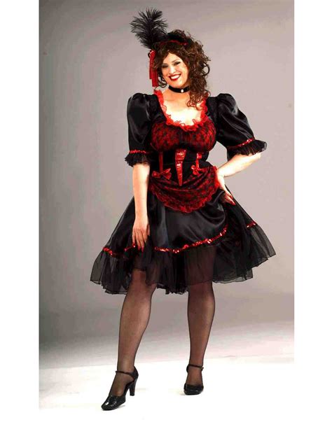 Saloon Girl Black Plus Size Adult Womens Halloween Costume One Size Ebay
