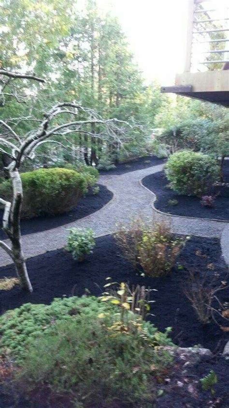 Crushed Rock Pathway With Edging Landscaping With Rocks Backyard