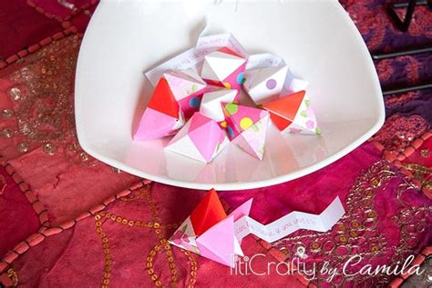 Valentines Day Origami Fortune Cookies Fun And Easy The Crafting Nook