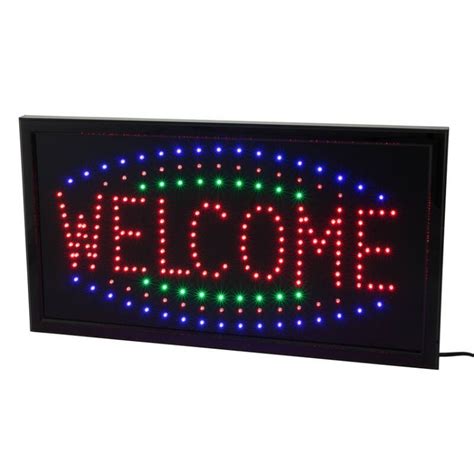 Led Sign Welcome 60x33cm Catering And Hospitality