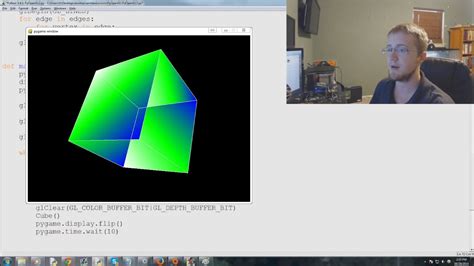 Opengl With Pyopengl Python And Pygame P2 Coloring Surfaces Youtube