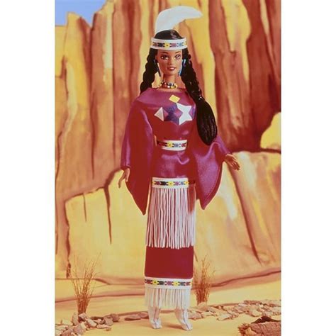 barbie native american third edition dolls of the world collection 1994 mattel nrfb