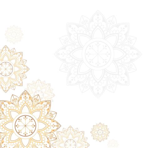 Looking for the best full hd islamic wallpapers 1920x1080? Download premium vector of Golden mandala on white ...