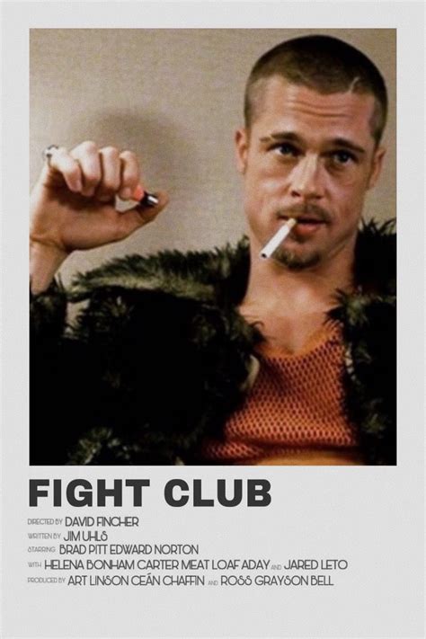 Fight Club Movie Poster Movie Posters Minimalist Movie Posters