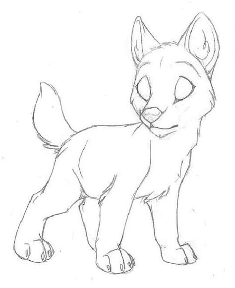 How To Draw A Wolf Pup Karl Roman