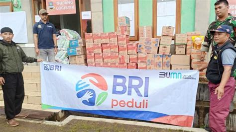 BRI Peduli Salurkan Bantuan Terdampak Banjir Dan Longsor Di Sumbar Dan