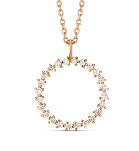 Circle Of Life Diamond Necklace Diamond Necklace Diamond Etsy