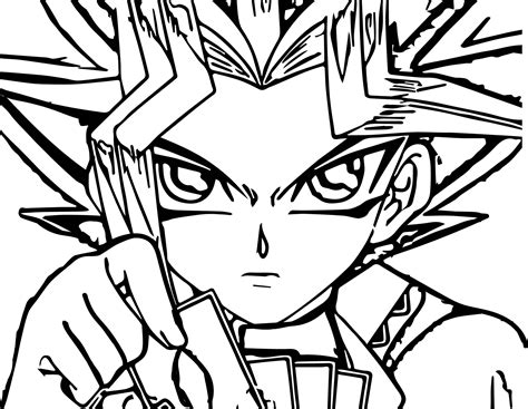 How To Draw Yu Gi Oh How To Draw Yami Yugi From Yu Gi Oh Mangajam