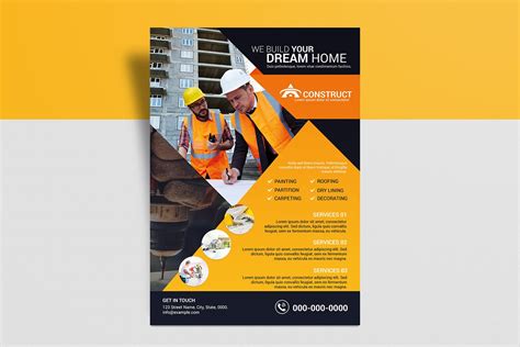 Construction Flyer Template Word